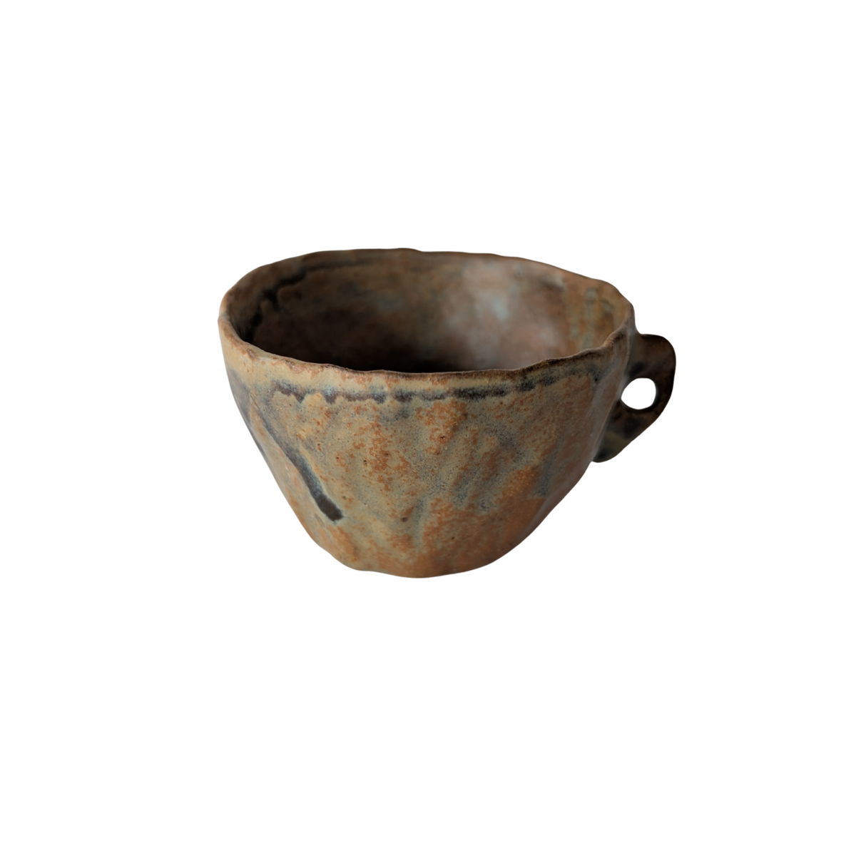 Tasse Bol en grès modelé et pincé à la main à Lille - Artisanat du Nord - pièce unique Albane Trollé céramique poterie
