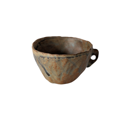 Tasse Bol en grès modelé et pincé à la main à Lille - Artisanat du Nord - pièce unique Albane Trollé céramique poterie